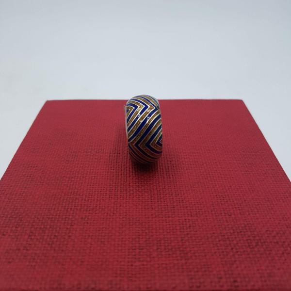 925 STERLING SILVER BEAUTIFUL RING IN BLUE COLOUR