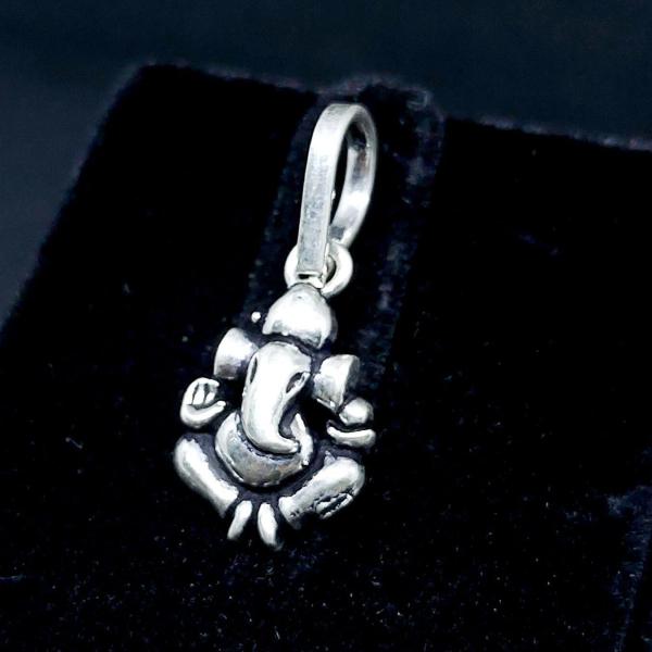 925 Sterling Silver God Ganesha Pendant