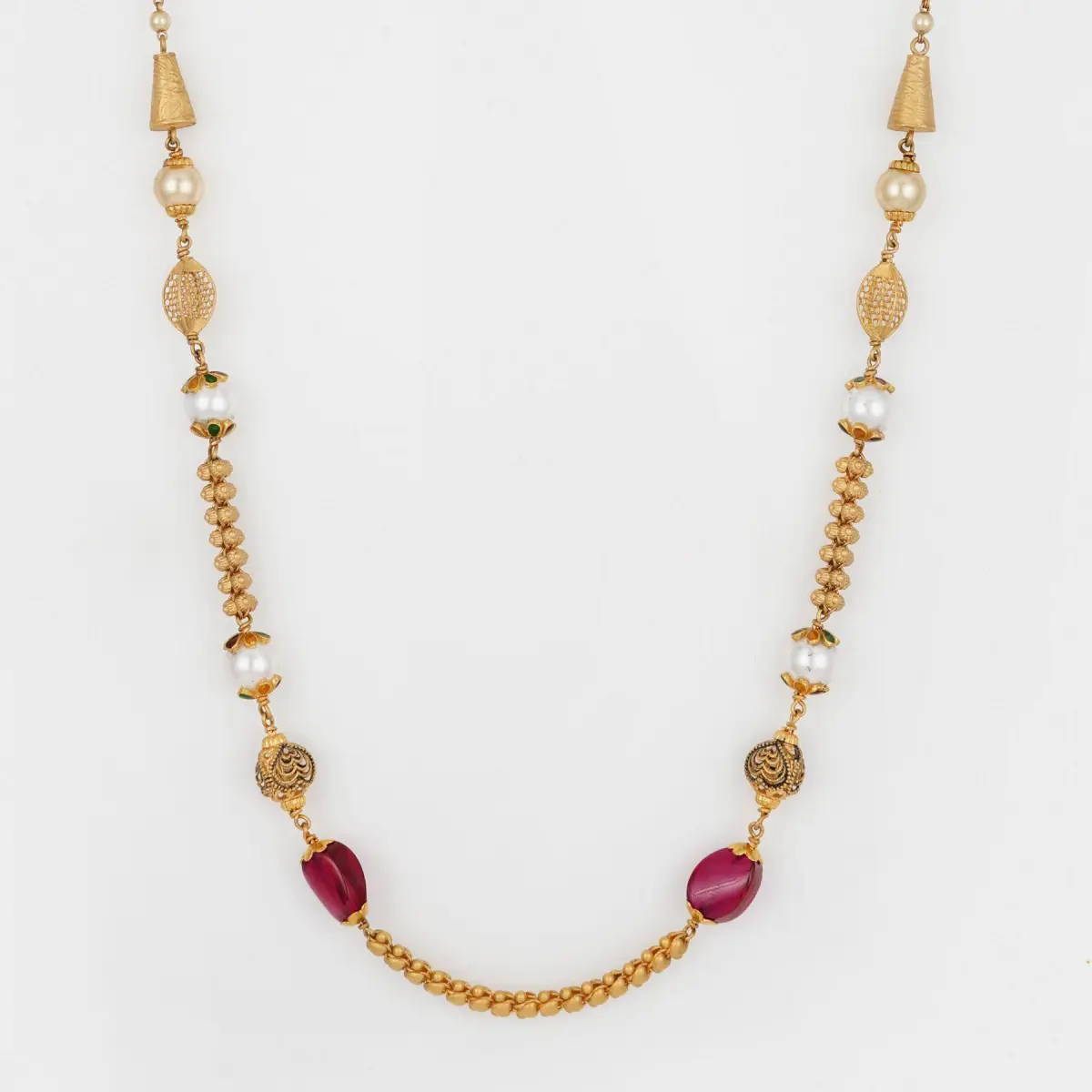 Gold Matar Mala in Amazing Design and Beads