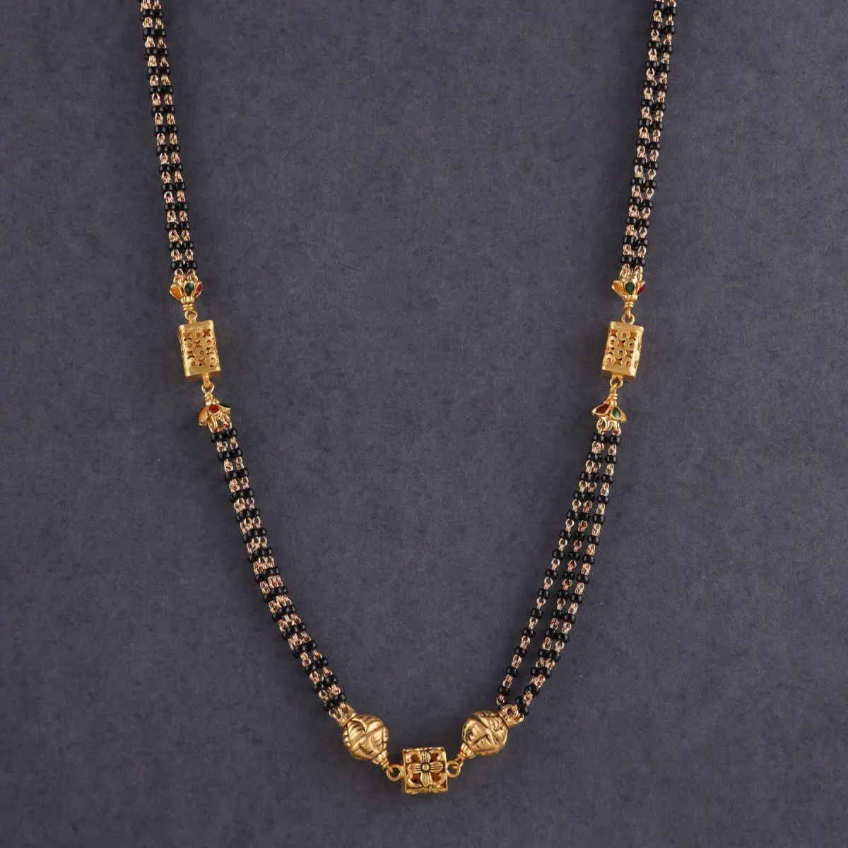 Fabulous Gold Small Mangalsutra with Beautiful Design for Ladies