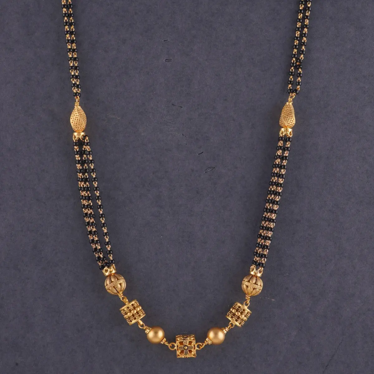 Beautiful Gold Small Mangalsutra with Beautiful Design for Ladies