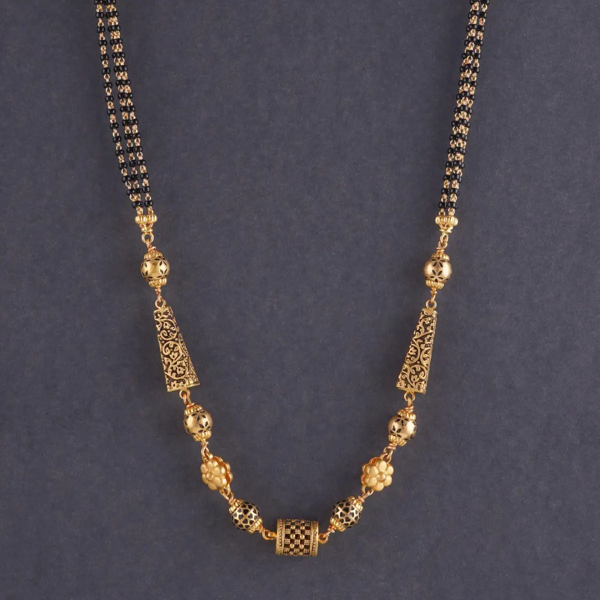Beautiful Gold Small Mangalsutra for Ladies with Beautiful Design