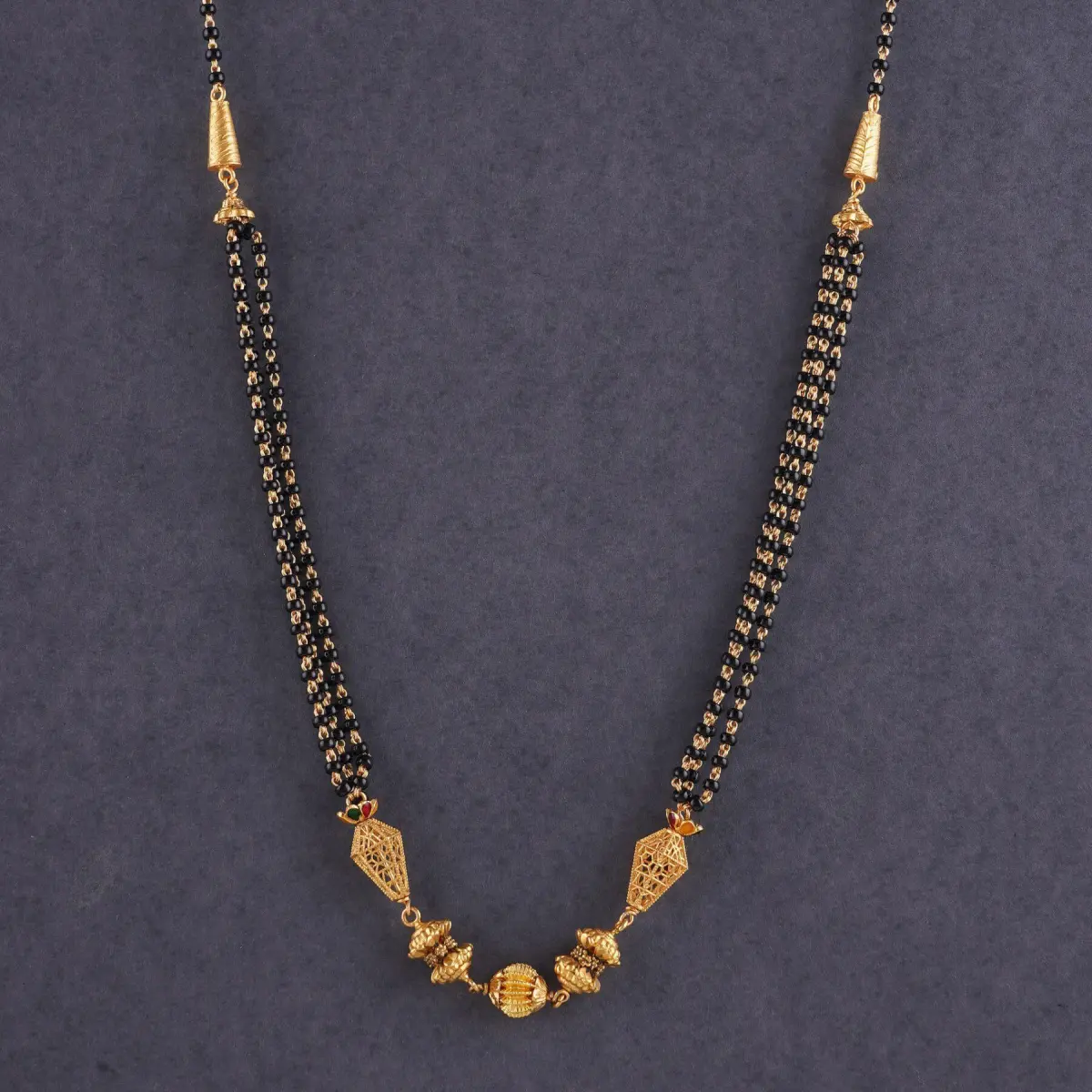 Fancy Gold Small Mangalsutra for Ladies in Beautiful Design