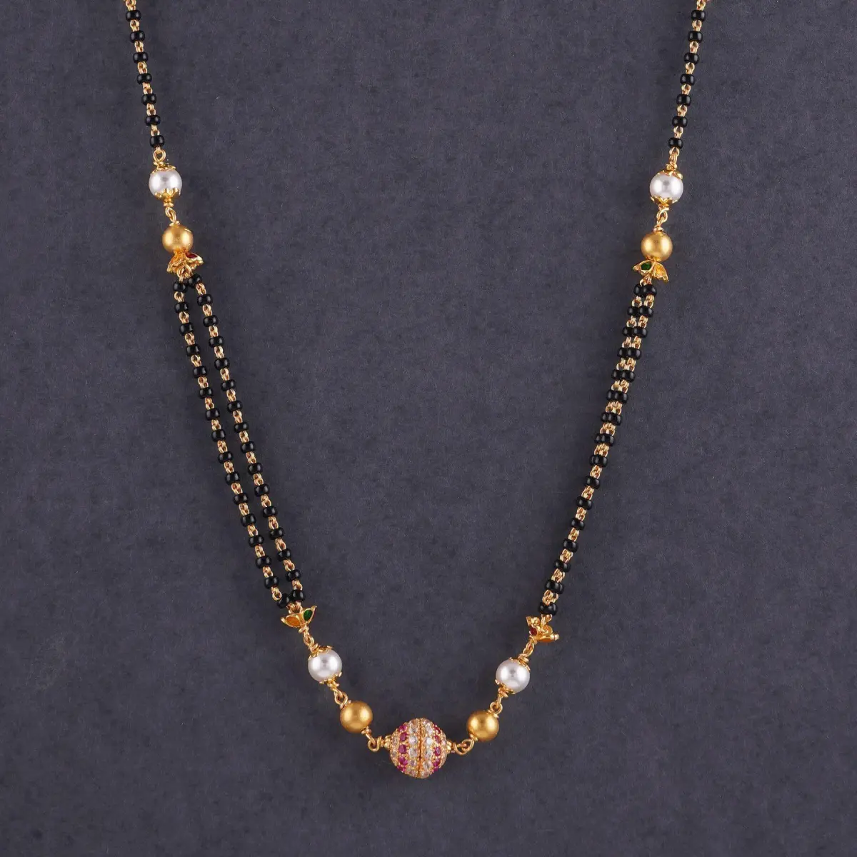 Antique Small Mangalsutra in Amazing Design for Ladies
