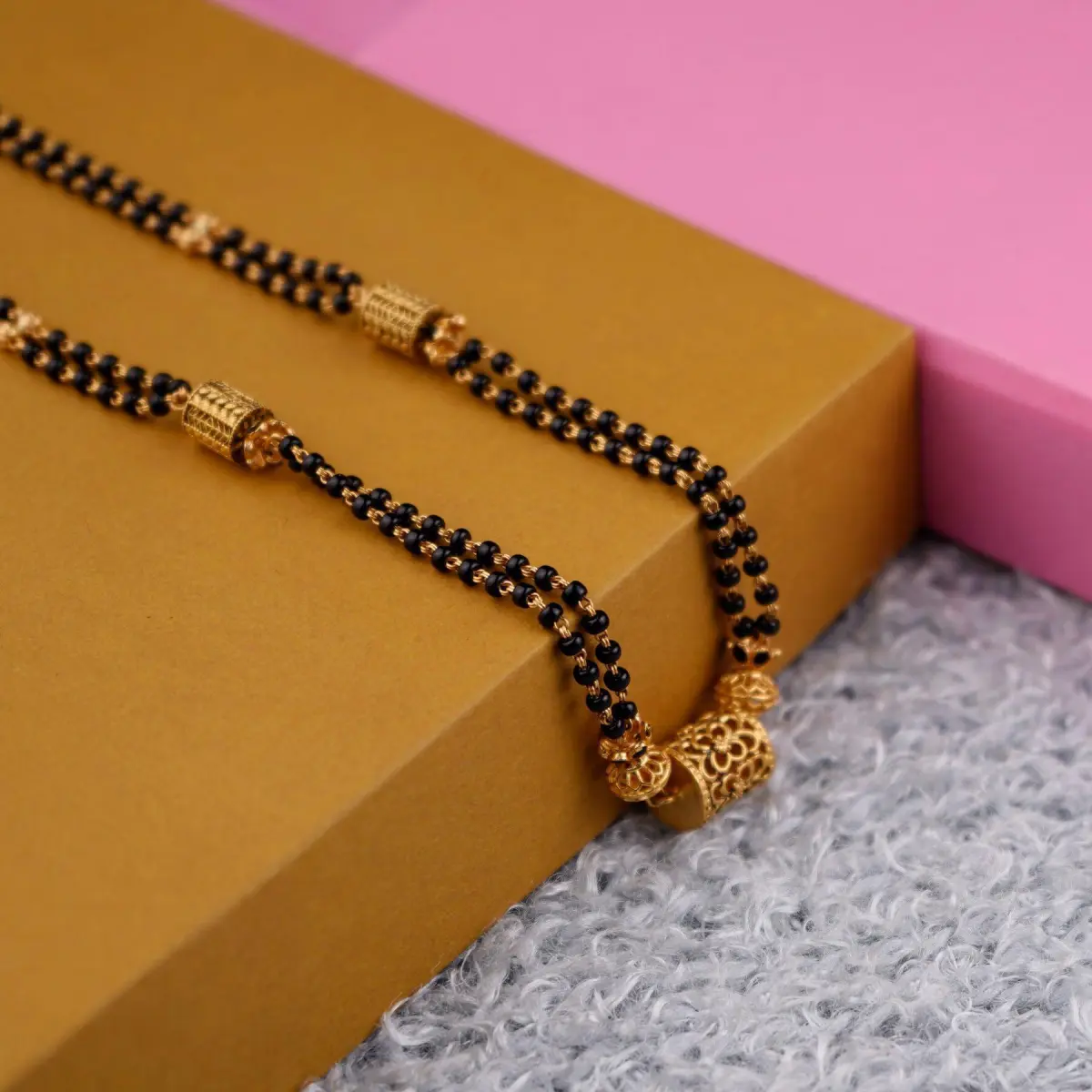 Adoreable Design Light Weight Gold Small Mangalsutra for Ladies