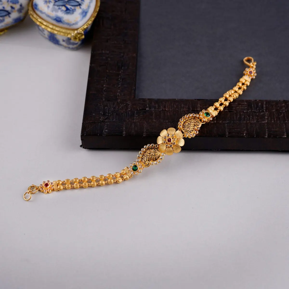 Gold Antique Bracelete for Ladies with Amazing Design