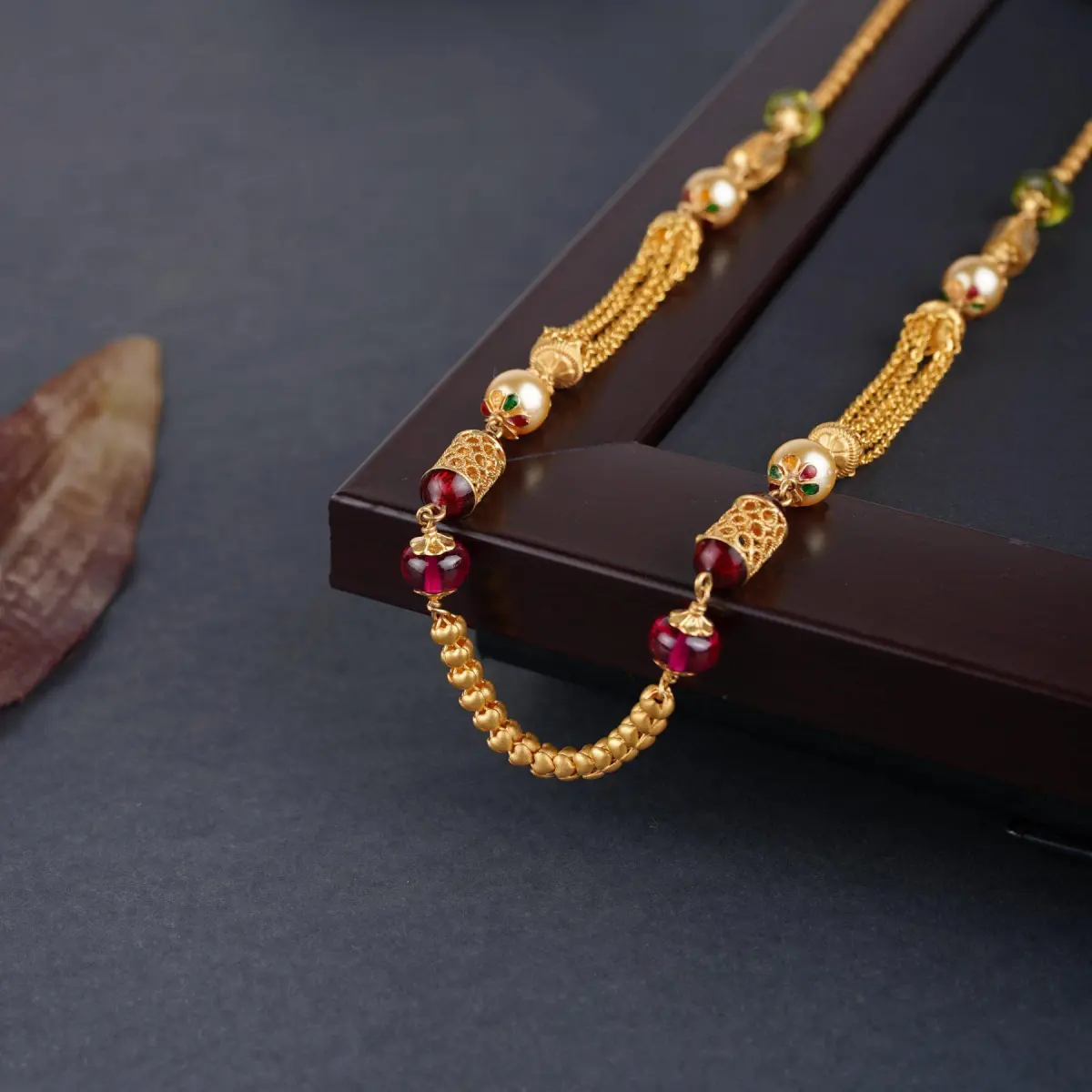 Amazing Matar Mala Gold Chain with Beautiful Design
