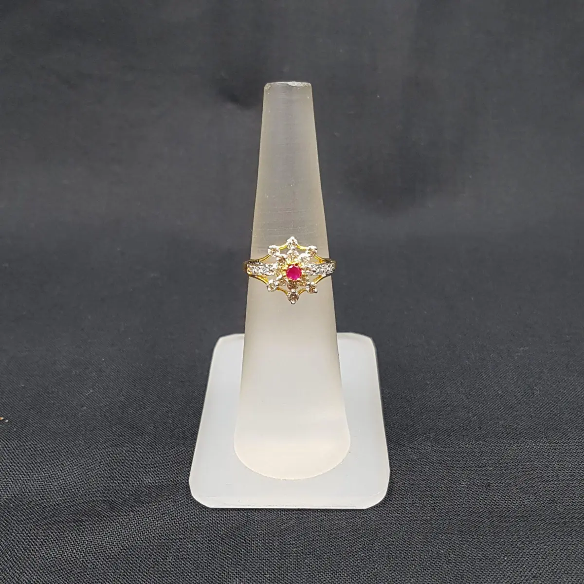 Diamond Ring Pink Star style with Beautiful Design
