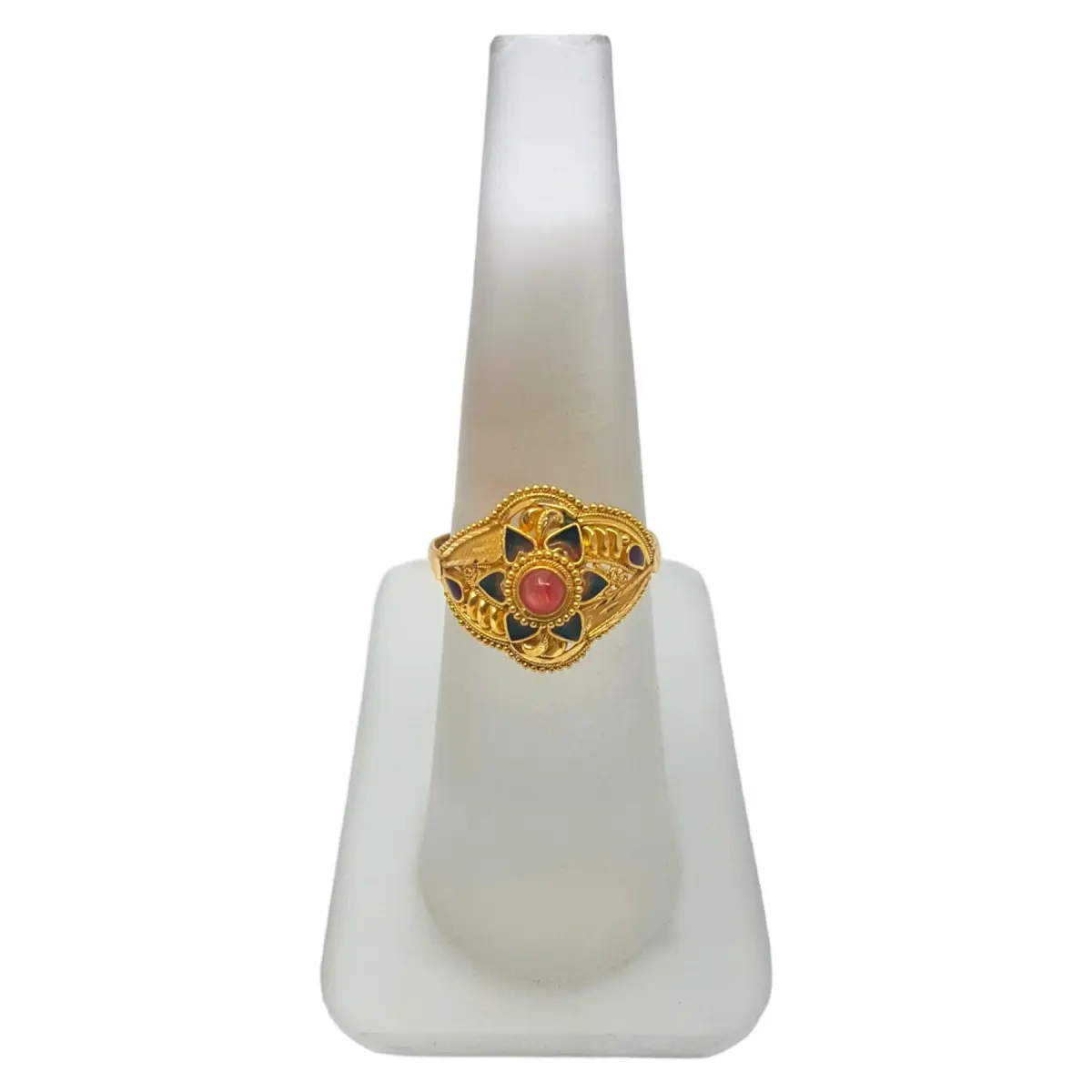 Stunning Gold Adjustable Ladies Plain Ring