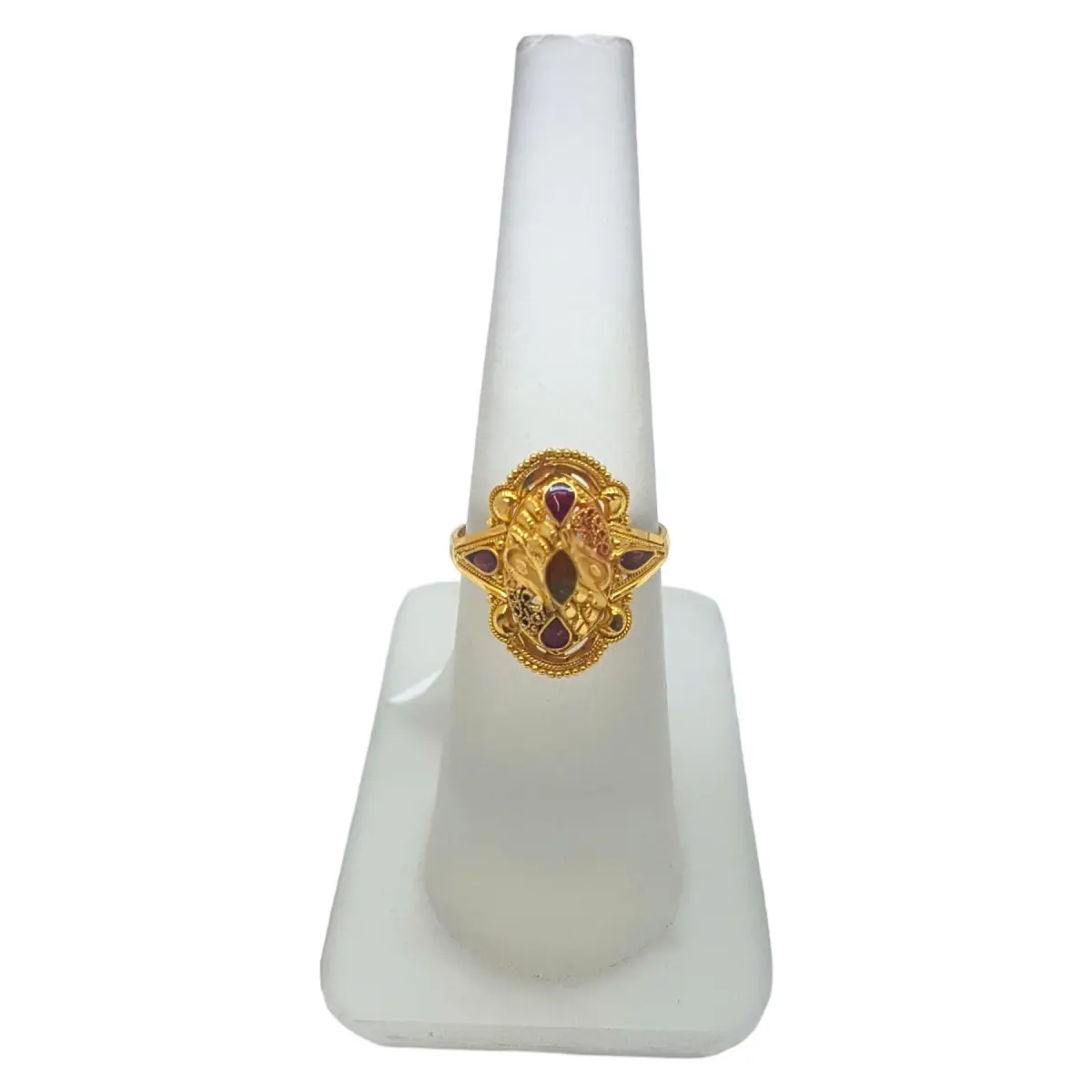 Adorable Gold Adjustable Ladies Plain Ring