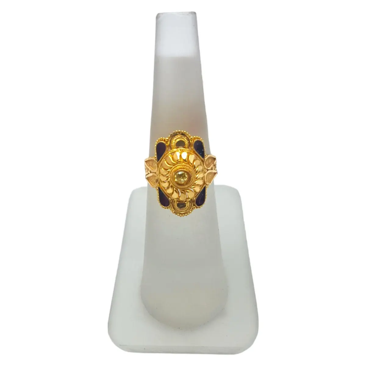 Beautiful Gold Adjustable Ladies Plain Ring