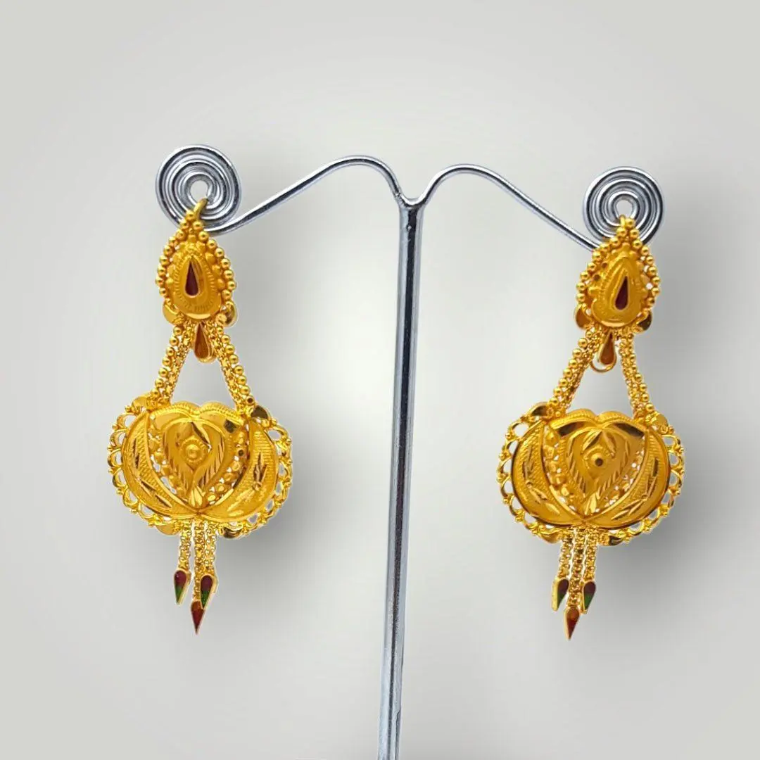 Adorable Long Earrings with beautiful Design