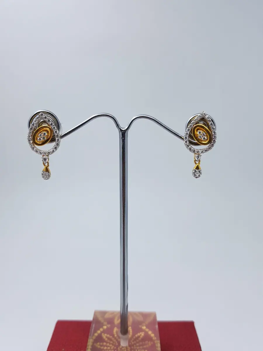 Adoreable Gold Tops in Drop Shape and Zerkons with Beautiful Design