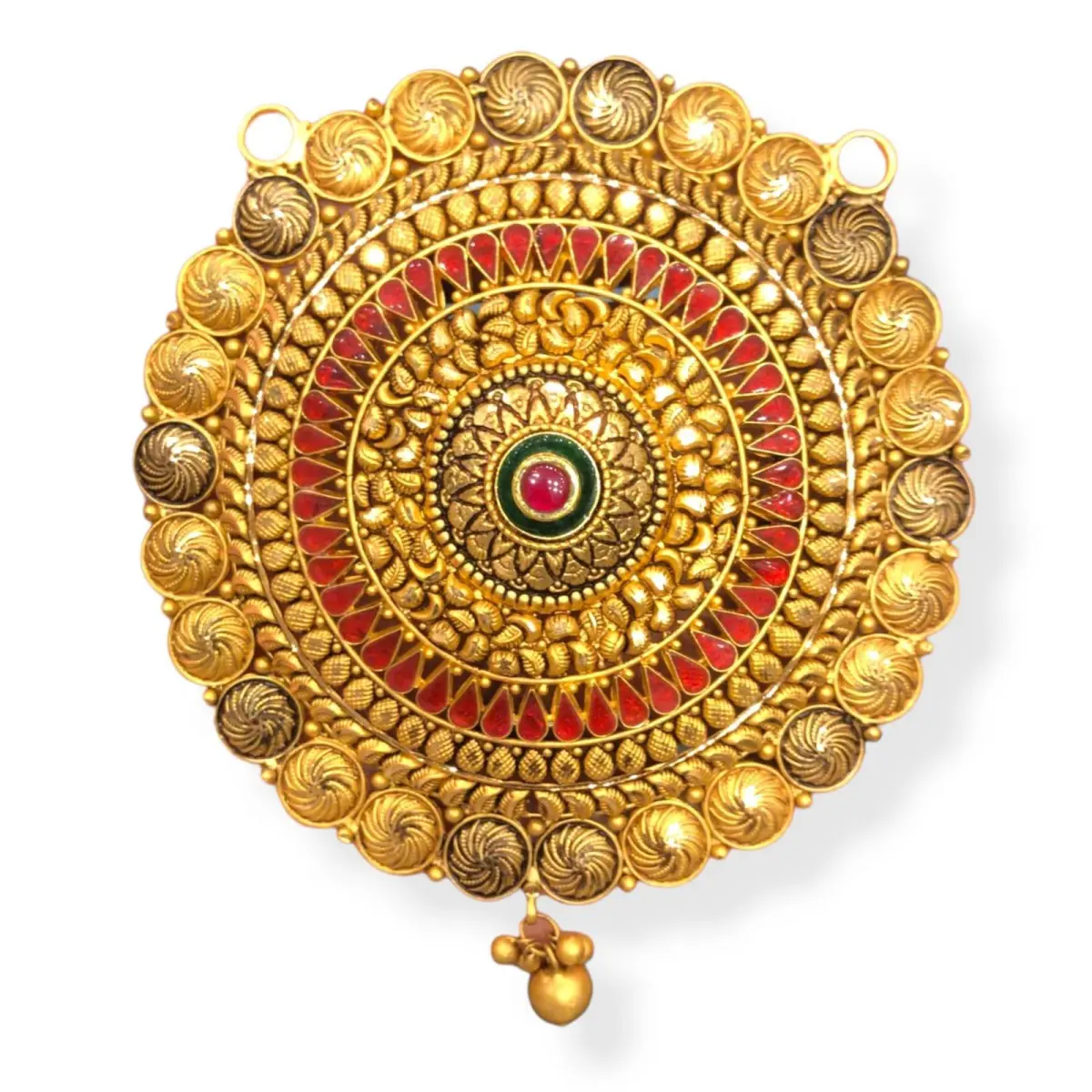 Antique Gold Mangal Sutra Pendant for ladies