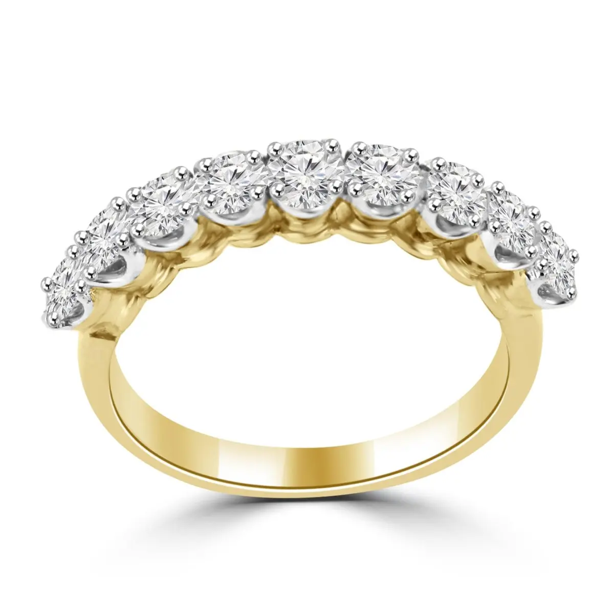 Custom Made Trace Moissanite Ring by Solitairz Affair