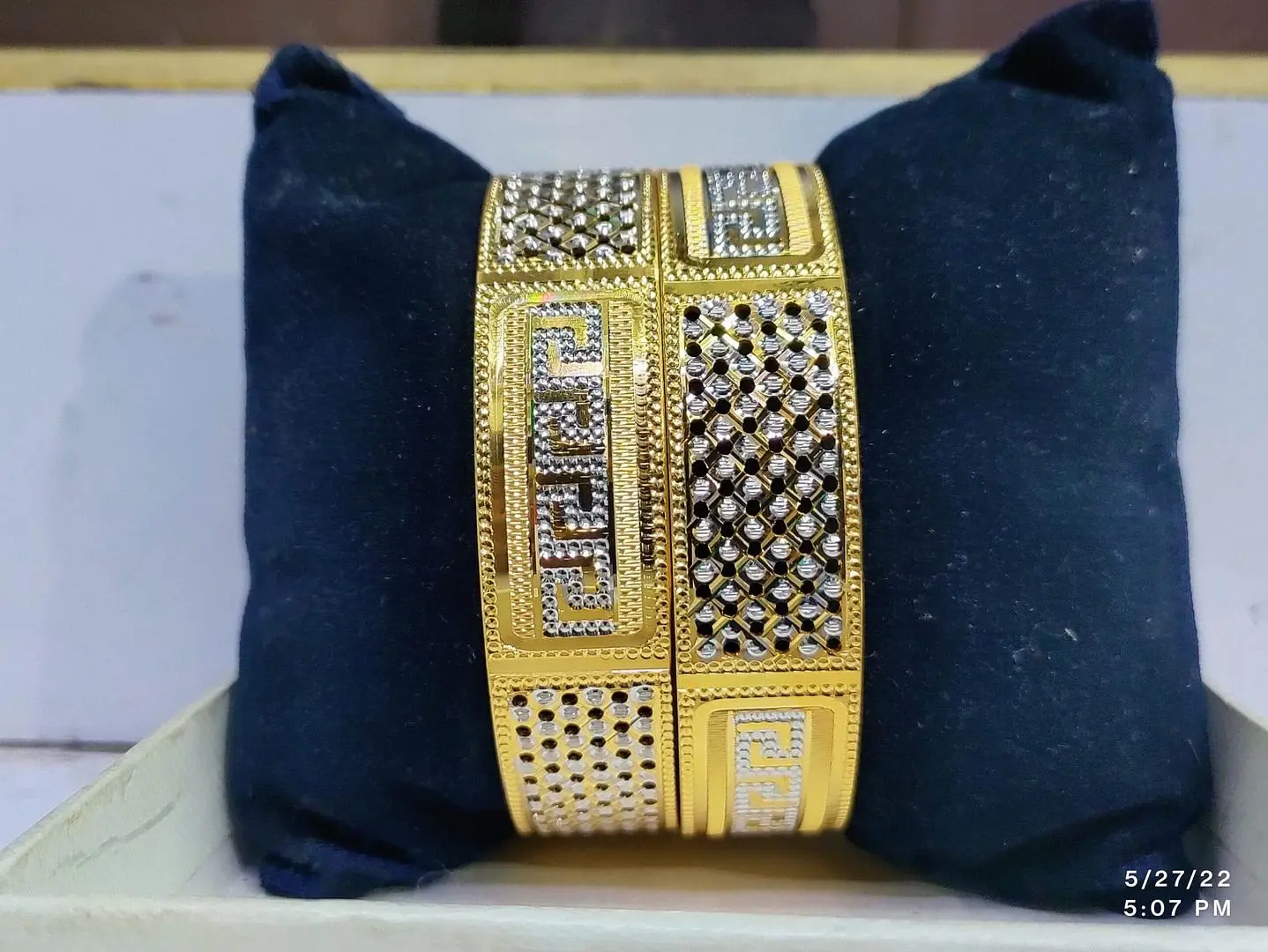 Gold Rhodium Polish CNC Kara/Bangle
