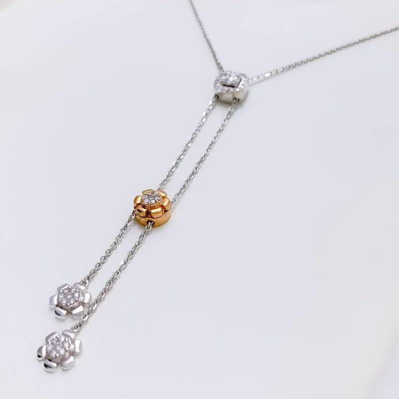 Adjustable Bolo Diamond Necklace in Adoreable Design
