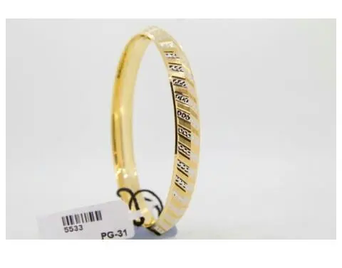 Gents Kada With Rhodium Polish in 30gm
