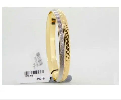 Gents kada with Rhodium Polish