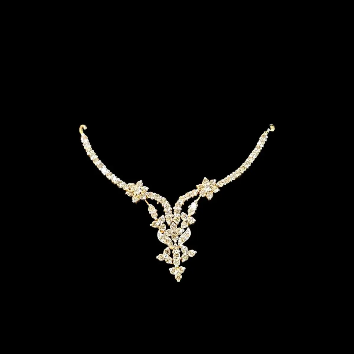 Beautiful Diamond Mangal Pendent with Amazing Design for Ladies